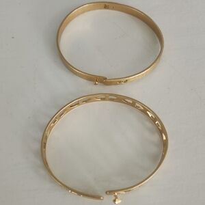 Madewell Gold Bangle Bracelets